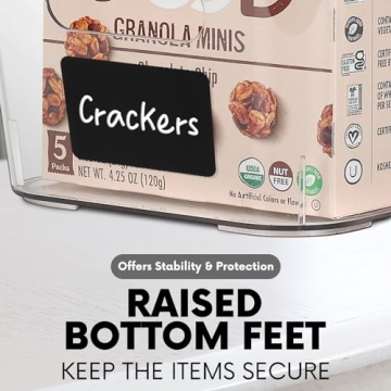 Clear Plastic Storage Bins for Home Organization & More