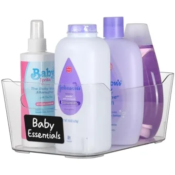 Clear Plastic Storage Bins for Home Organization & More