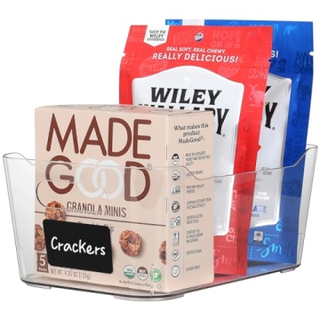 Clear Plastic Storage Bins for Home Organization & More