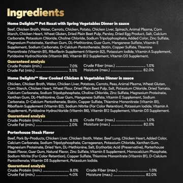 CESAR Adult Wet Dog Food HOME DELIGHTS & Classic Loaf in Sauce Variety Pack, 3.5 oz. Easy Peel Trays, 36 Count