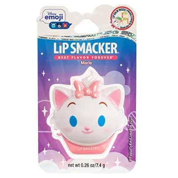 Disney Aristocats Marie Emoji Lip Balm - Fun Flavored Hydration for Kids