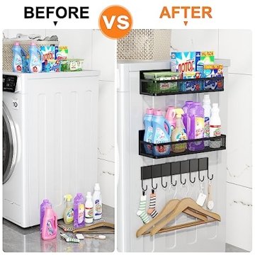 Aufworld Magnetic Spice Rack Organizer for Fridge