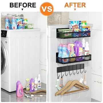 Aufworld Magnetic Spice Rack Organizer for Fridge
