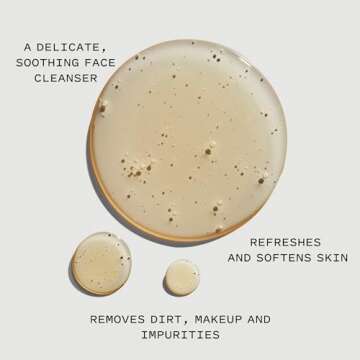 Keys Soulcare Golden Face Cleanser, Gently Removes Dirt, Makeup & Impurities and Soothes Skin with Manuka Honey, Cruelty-Free, 5.75 Fl Oz