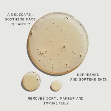 Keys Soulcare Golden Face Cleanser, Gently Removes Dirt, Makeup & Impurities and Soothes Skin with Manuka Honey, Cruelty-Free, 5.75 Fl Oz