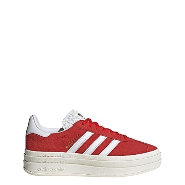 adidas Gazelle Bold Women's Red Shoes Size 10 - Trendy Comfort