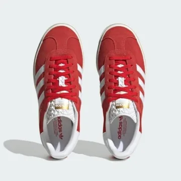 adidas Gazelle Bold Women's Red Shoes Size 10 - Trendy Comfort