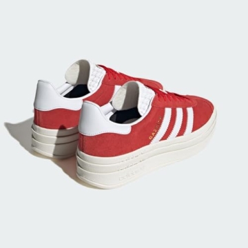 adidas Gazelle Bold Women's Red Shoes Size 10 - Trendy Comfort