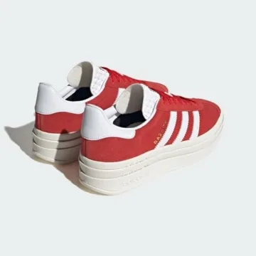adidas Gazelle Bold Women's Red Shoes Size 10 - Trendy Comfort