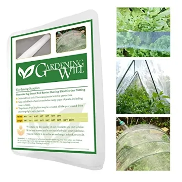 8x50Ft Insect Mesh Netting for Garden and Plant Protection