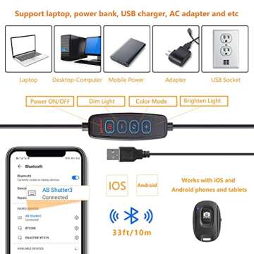 12" Selfie Ring Light with Tripod Stand 72" Tall & Mini Desktop Tripod, PEYOU Ring Light Tripod with 4 Phone Tablet Holders & Shutter for YouTube/Makeup/TikTok/Photography, Compatible with iPhone iPad