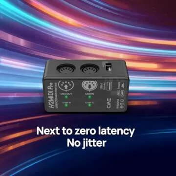 CME H2MIDI Pro – Advanced USB Host MIDI Interface with Router, Filter, Mapper, Future-Proof 32-Bit Processor, Dual Power Mode – Minimal Size, Maximum Features for Guitarists & Producer