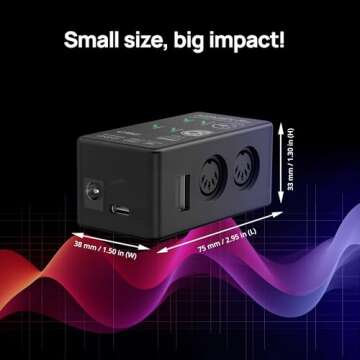 CME H2MIDI Pro – Advanced USB Host MIDI Interface with Router, Filter, Mapper, Future-Proof 32-Bit Processor, Dual Power Mode – Minimal Size, Maximum Features for Guitarists & Producer