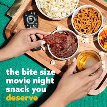 Golden Island Pork Jerky Korean BBQ Flavored, Specialty Meat Snack, Gluten Free with Korean Barbecue Seasoning, Bite Sized Sweet and Savory Protein Snack, 7g of Protein Per Serving, 9 Oz (2 Pack)