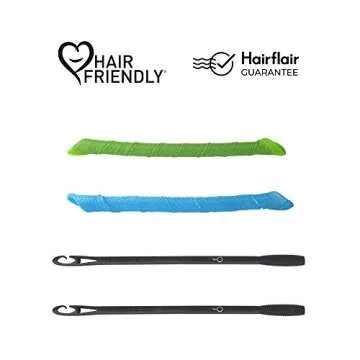 40 Corkscrew Curlers for Healthy, Heatless Curls