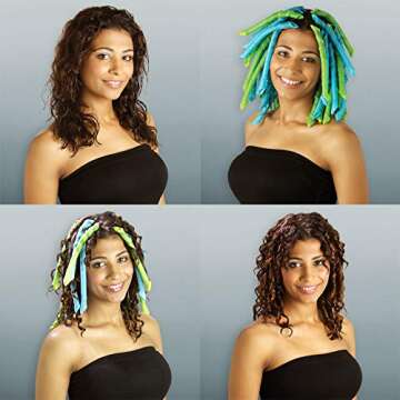 40 Corkscrew Curlers for Healthy, Heatless Curls