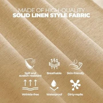 Decorelia Square Waterproof Tablecloth for Every Occasion