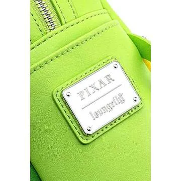 Loungefly Disney Monsters Inc Mike Wazowski Scare Cosplay Womens Double Strap Shoulder Bag Purse