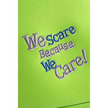 Loungefly Disney Monsters Inc Mike Wazowski Scare Cosplay Womens Double Strap Shoulder Bag Purse