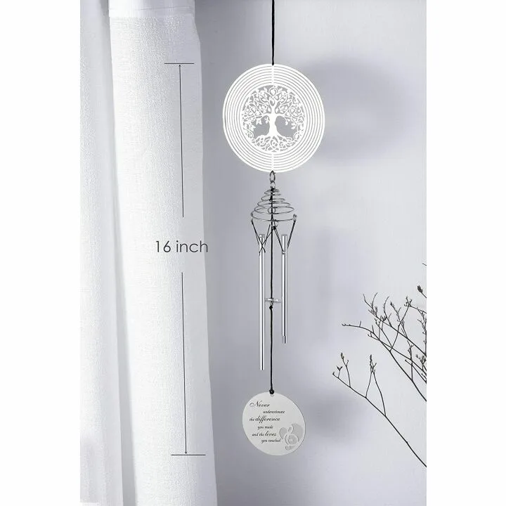 Tree of Life Retirement Wind Chime & Spinner Gift