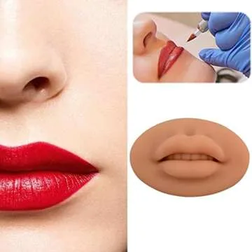 Silicone Lip Model, Soft Silicone Mouth Model, Flexible Silicone Practice Skin, Silicone False Lip M...