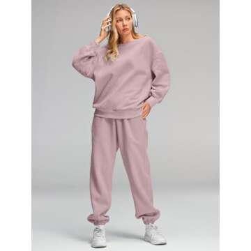 AUTOMET Sweatsuits for Women Set 2 Piece Outfits Oversized Sweatshirt Fall Outfits 2025 Lounge Sets ...