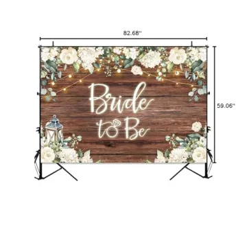 Sensfun Stunning 7x5ft Bridal Shower Backdrop for Events