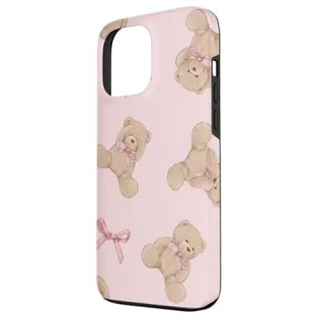 Cute iPhone 13 Pro Max Teddy Ties Case for Protection