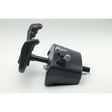CH Products Flight Sim Yoke USB ( 200-615 ), Black