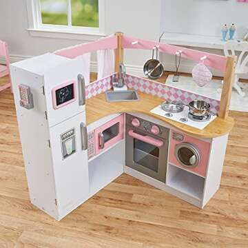 KidKraft Grand Gourmet Corner Kitchen Ages 3+ | Gift Idea