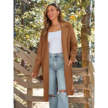 Stylish LILLUSORY Women's Dressy Cardigan for Fall