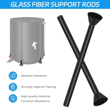 53 Gallon Eco-Friendly Rainwater Collection Barrel