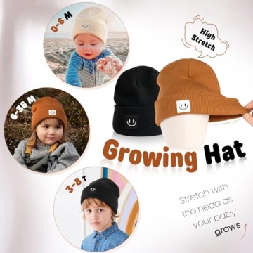 FURTALK Baby Beanie 2 Pack - Knit Winter Hat