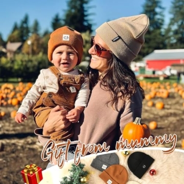 FURTALK Baby Beanie 2 Pack - Knit Winter Hat