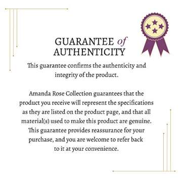 Elegant Amanda Rose 10K Gold Cross Pendant Necklace