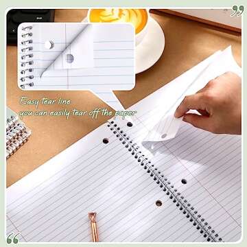 Teling Multicolor Spiral Notebooks - 12 Pack for All Needs