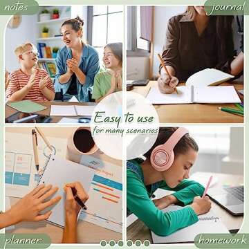 Teling Multicolor Spiral Notebooks - 12 Pack for All Needs