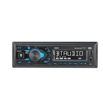 JENSEN MPR210 7 Character LCD Single DIN Car Stereo Radio | Push to Talk Assistant | Bluetooth Hands...