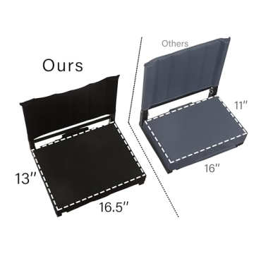 JST GAMEZ Comfortable Stadium Seat with Back Support