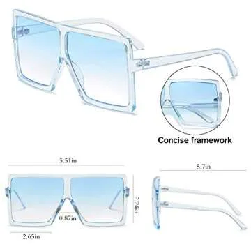 Stylish GRFISIA Oversized Sunglasses for All