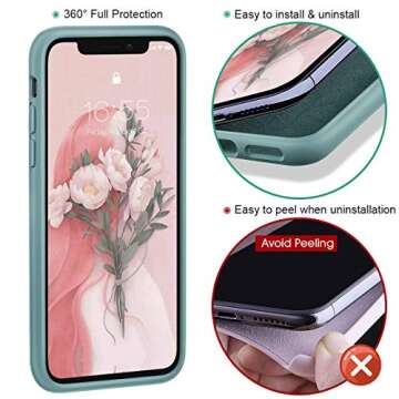 Stylish MILPROX iPhone 11 Case with Screen Protector