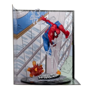 McFarlane Toys Marvel Spider-Man 1:10 Scale Collectible with Scene