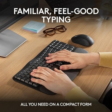 Logitech Wave Keys MK670 Combo Ergonomic Wireless Keyboard