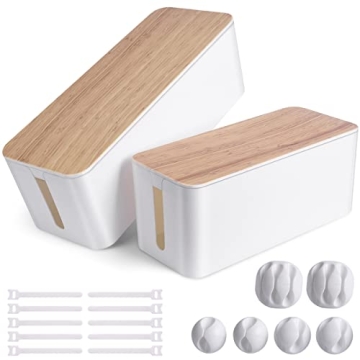 Cable Management Box Set for Stylish and Tidy Spaces