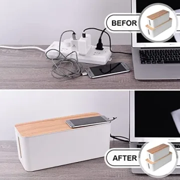 Cable Management Box Set for Stylish and Tidy Spaces