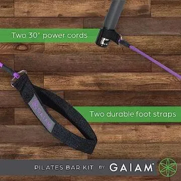 Gaiam Pilates Bar Kit - Home Fitness for Total Body Workout