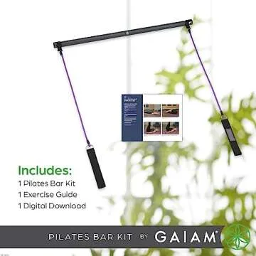 Gaiam Pilates Bar Kit - Home Fitness for Total Body Workout