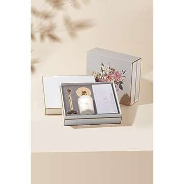 ESNA HOME Premium All-Natural Scented Candle Gift Set I Aromatherapy Candles for Home Scented I Eleg...