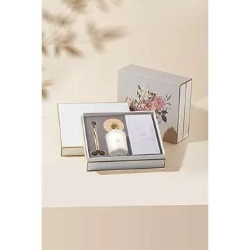 ESNA HOME Premium All-Natural Scented Candle Gift Set I Aromatherapy Candles for Home Scented I Eleg...