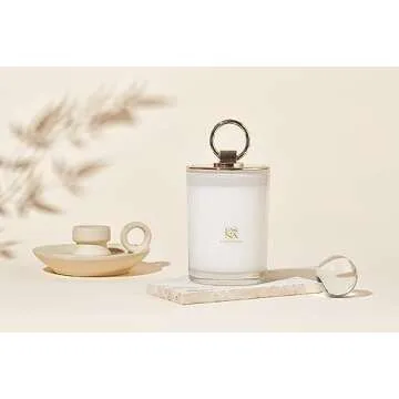 ESNA HOME Premium All-Natural Scented Candle Gift Set I Aromatherapy Candles for Home Scented I Elegant Candles Presents I Perfect Bedroom Decor for Women I Holiday Present for Christmas